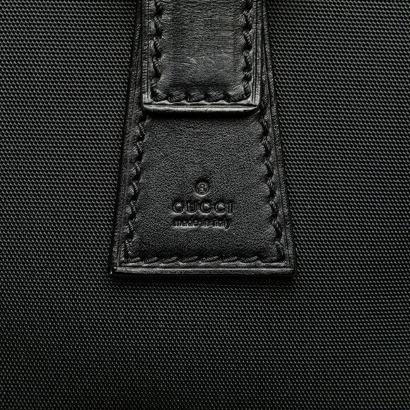 GUCCI Black Leather Shoulder Bag - Picture 10 of 13